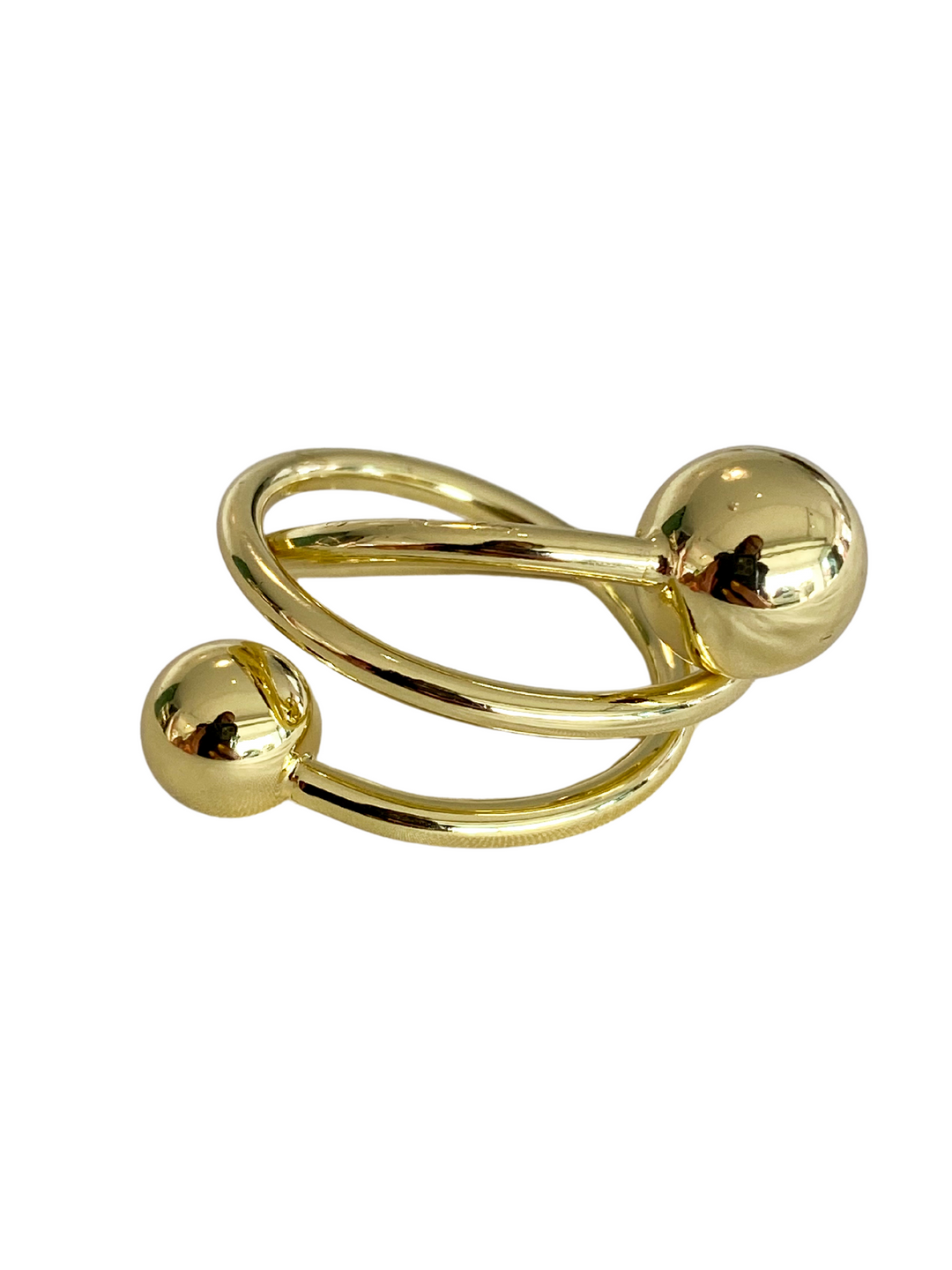 18K Gold Plated Balls Ring