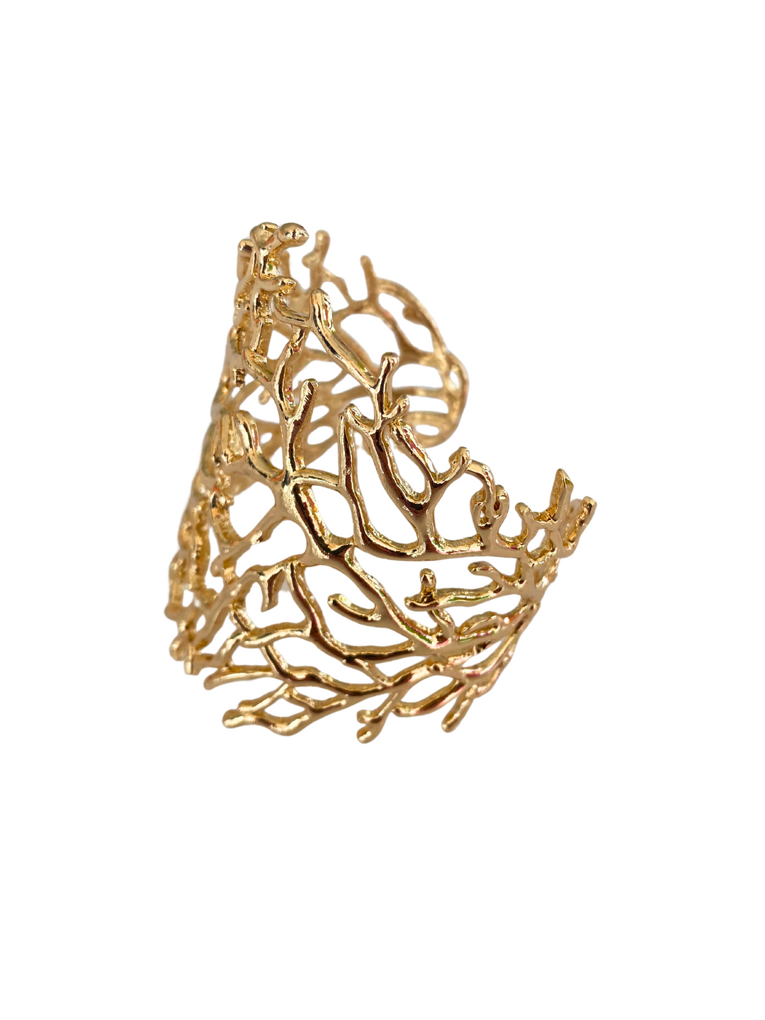 Gold Coral Cuff