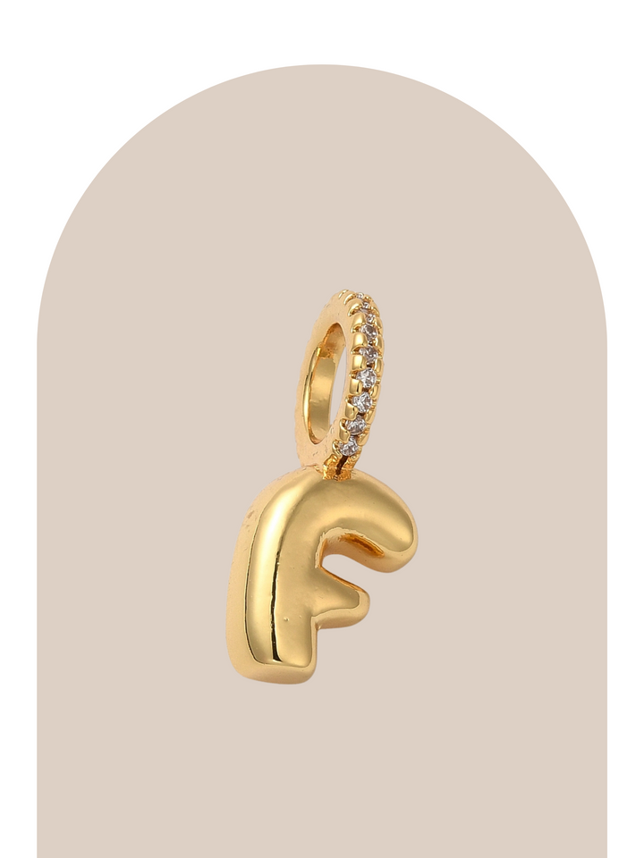 Gold Plated Initial Charm