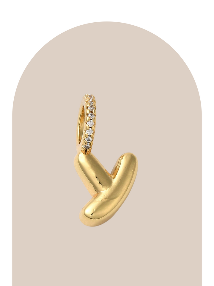 Gold Plated Initial Charm