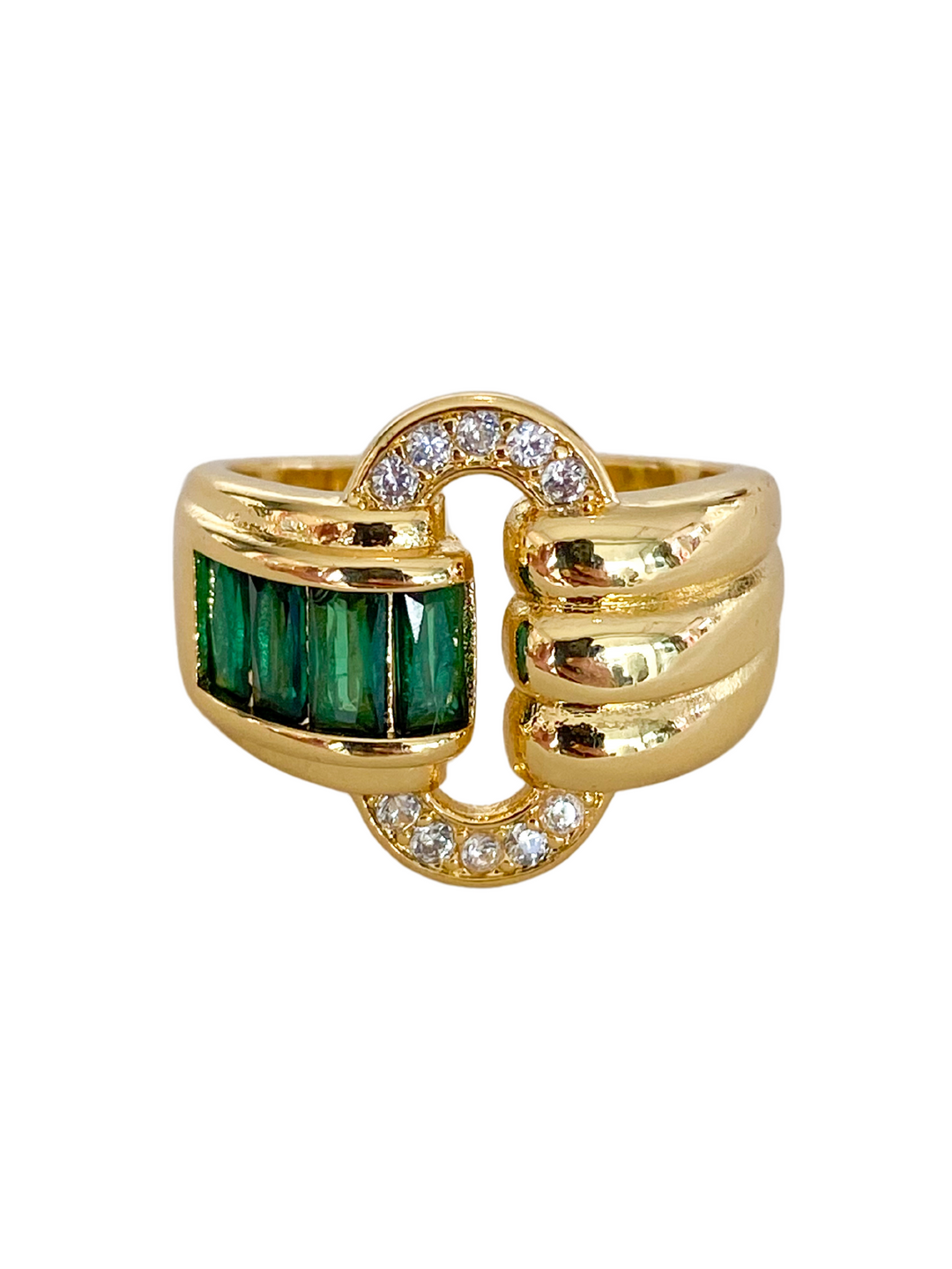 18K Gold Plated Amy Ring