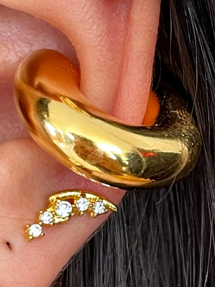 18K Gold Filled Chunky Adriana Ear Cuff
