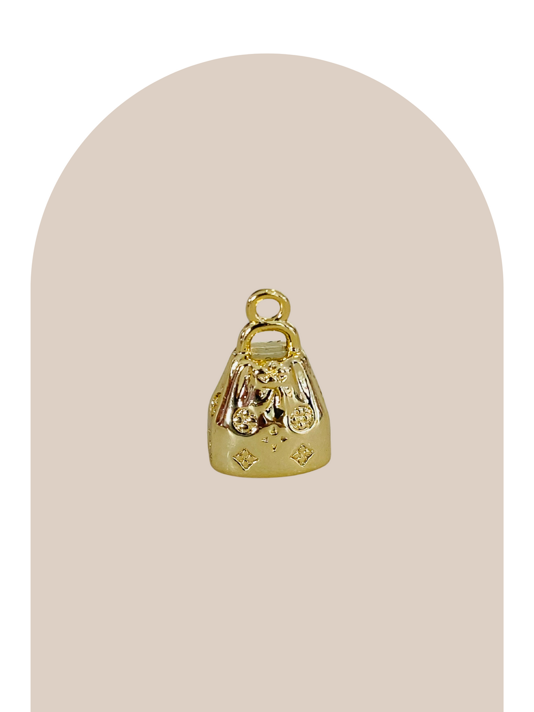 Gold Plated Bag Charm