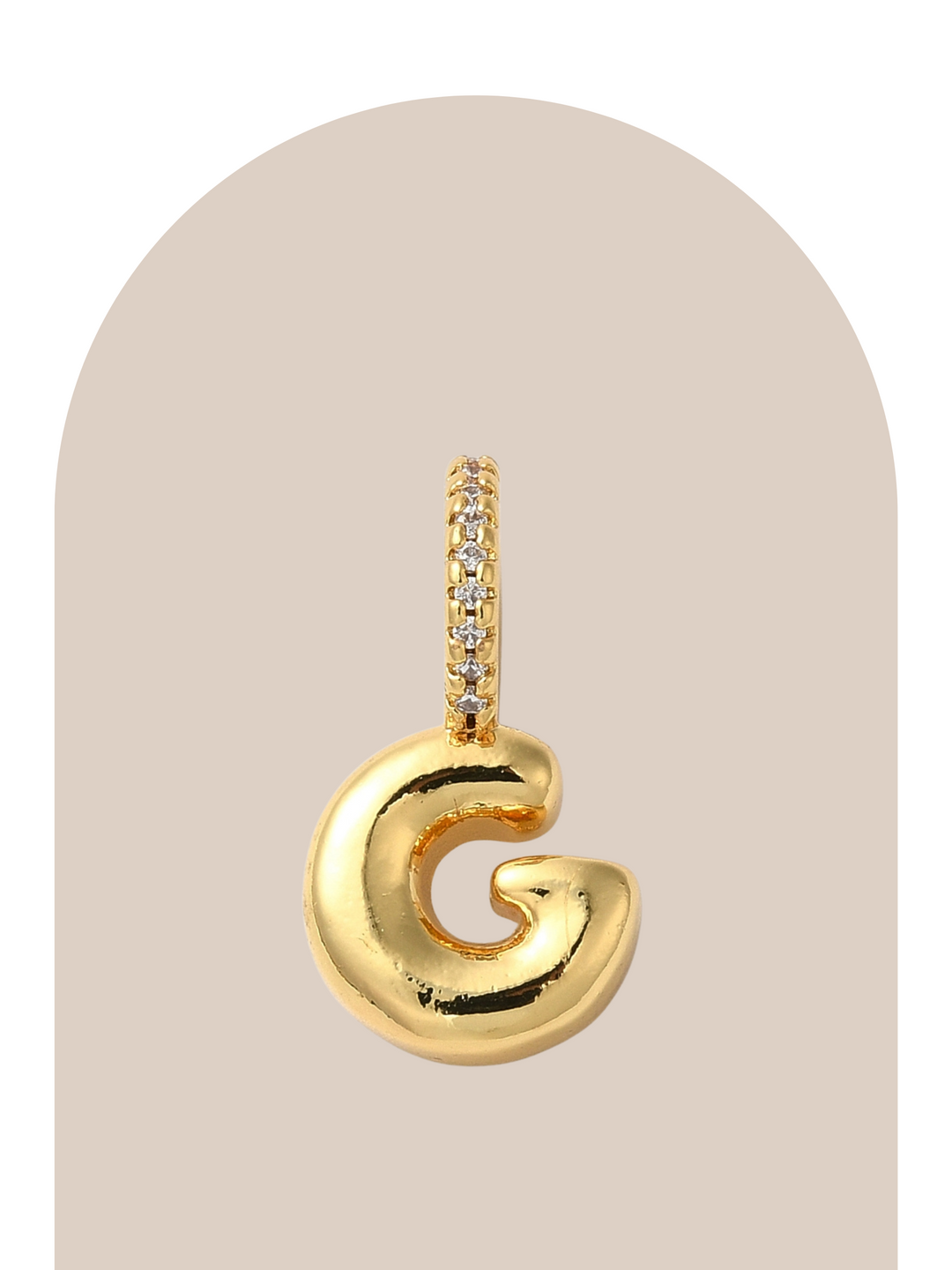 Gold Plated Initial Charm