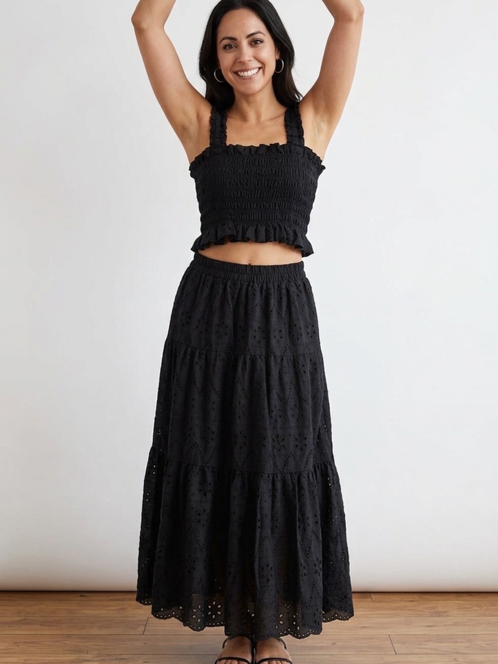 Eyelet Black Set