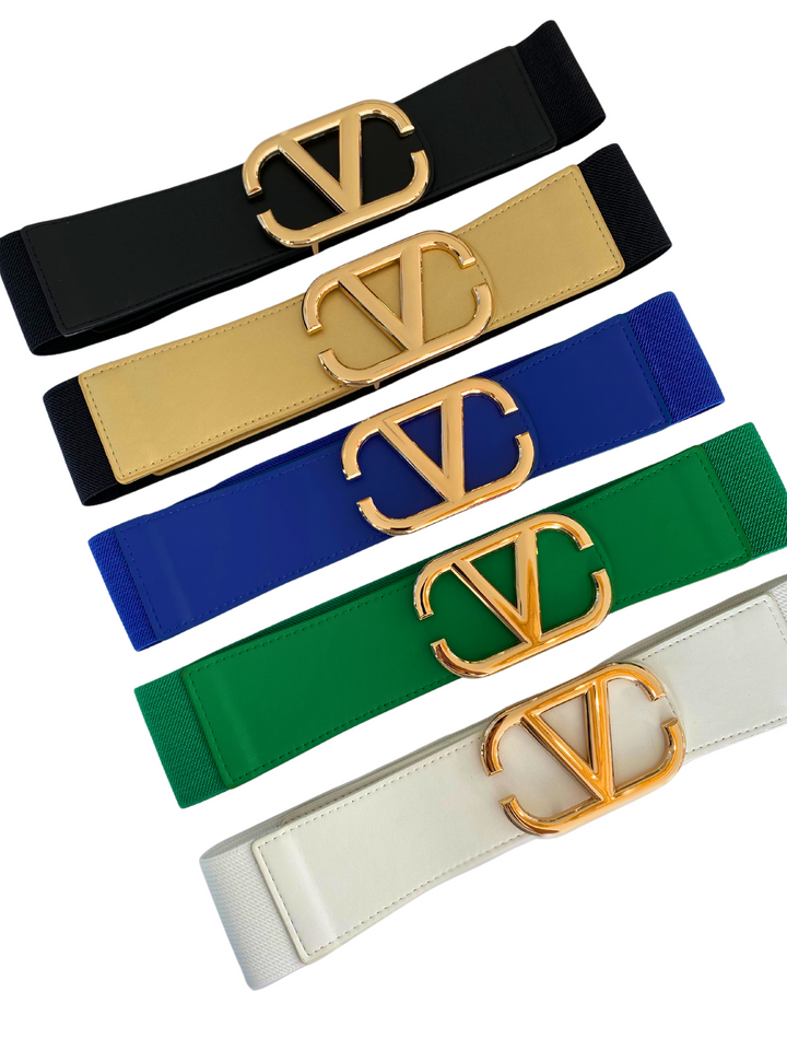 V Gold Wide Belts