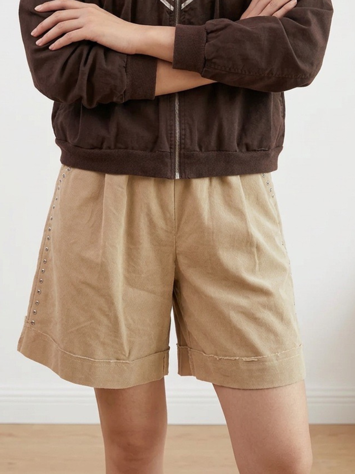 Italy Stud Bermuda Pant