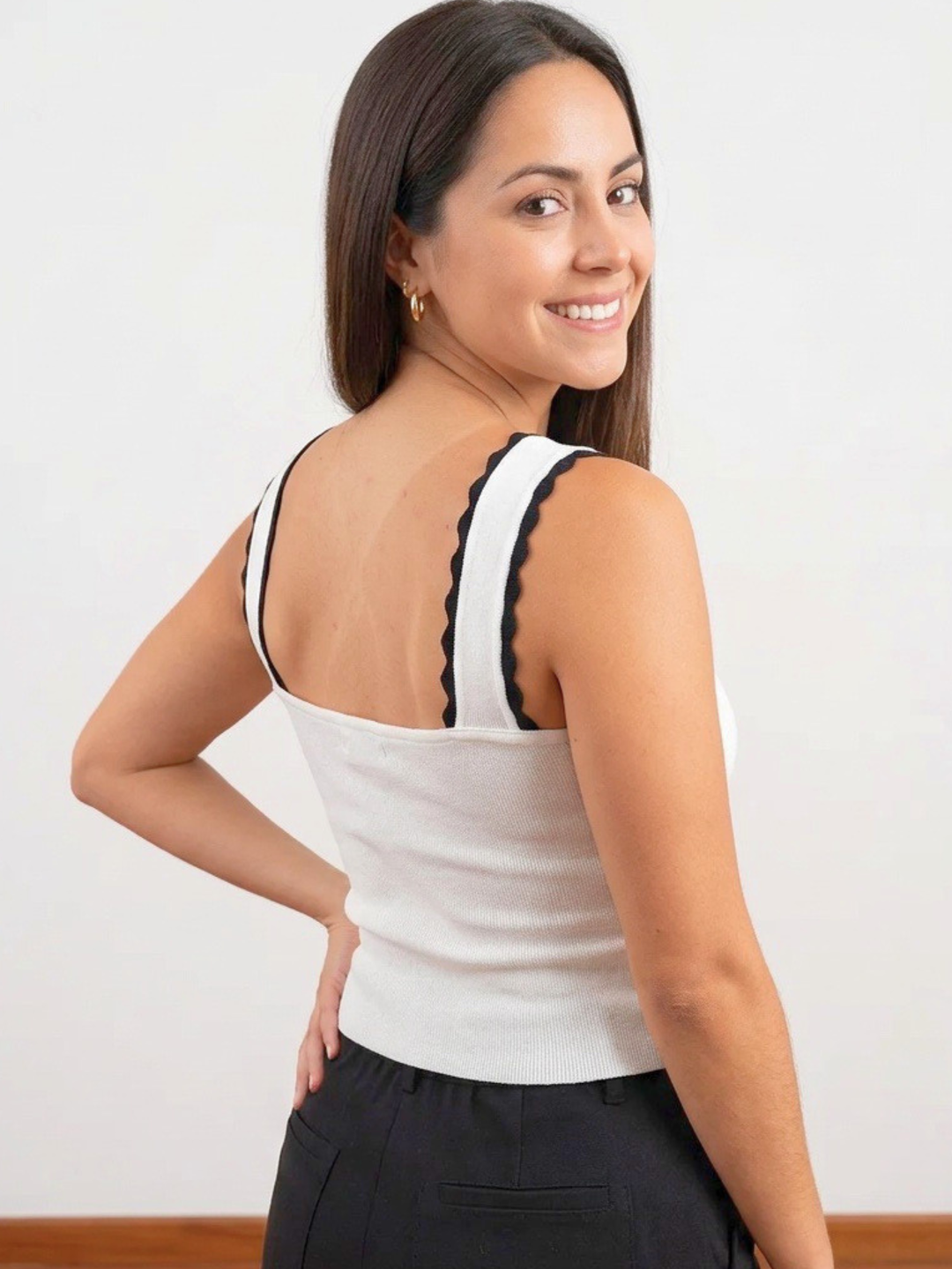 Pearl Neck Tank Top