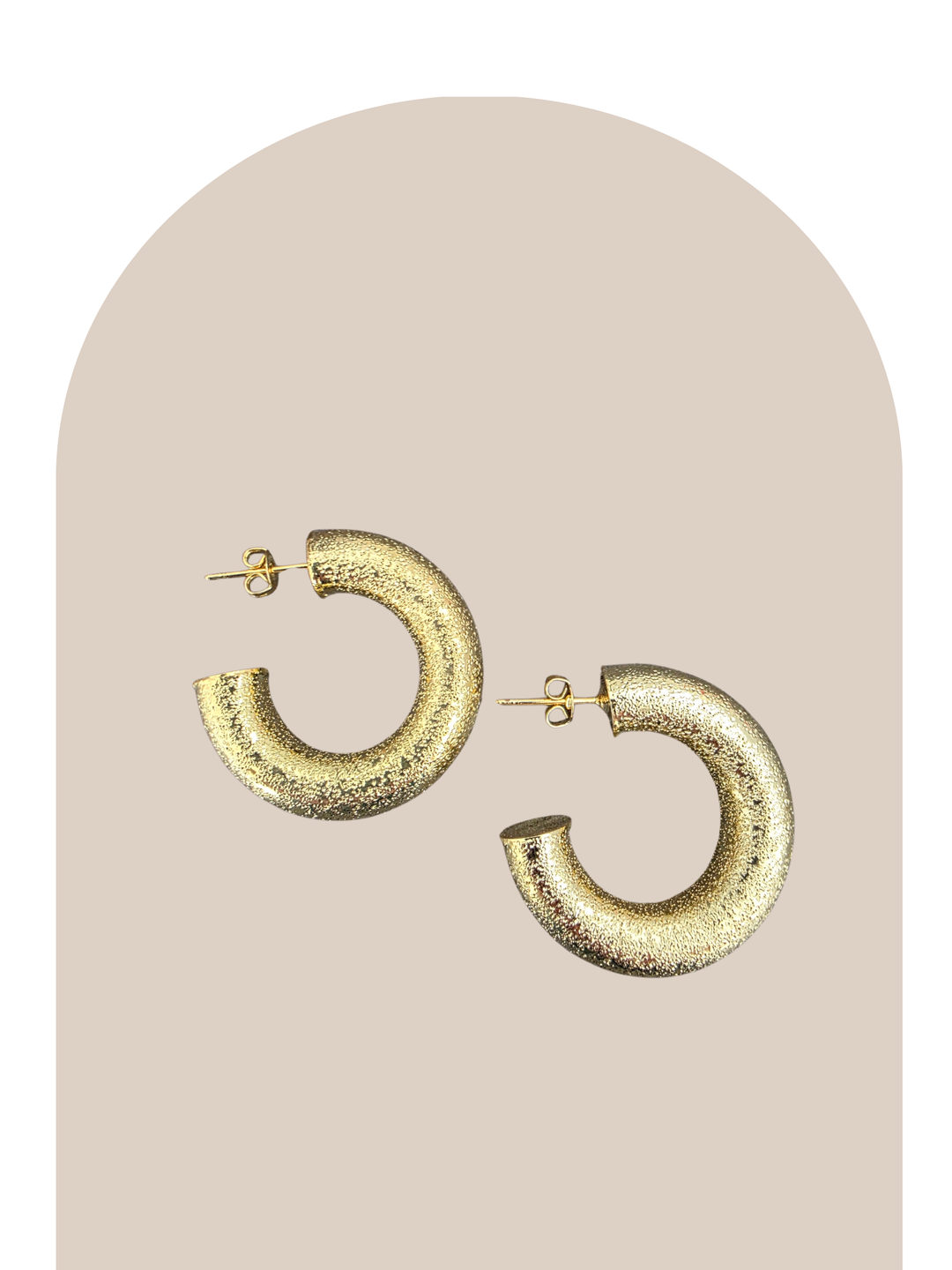 Matte Hoops Earrings