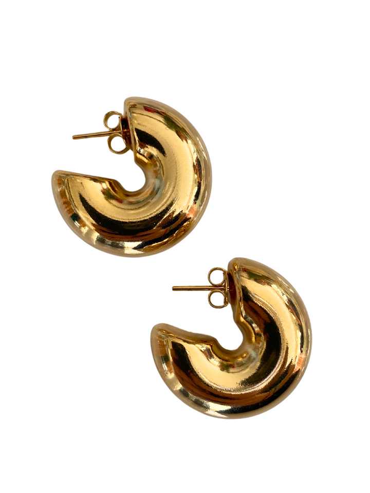 18K Gold Filled Chunky Melissa Earrings