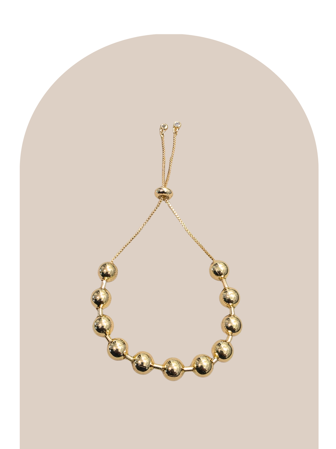 Gold Plated Adjustable Bracelet