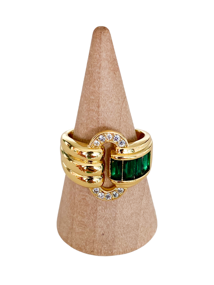 18K Gold Plated Amy Ring