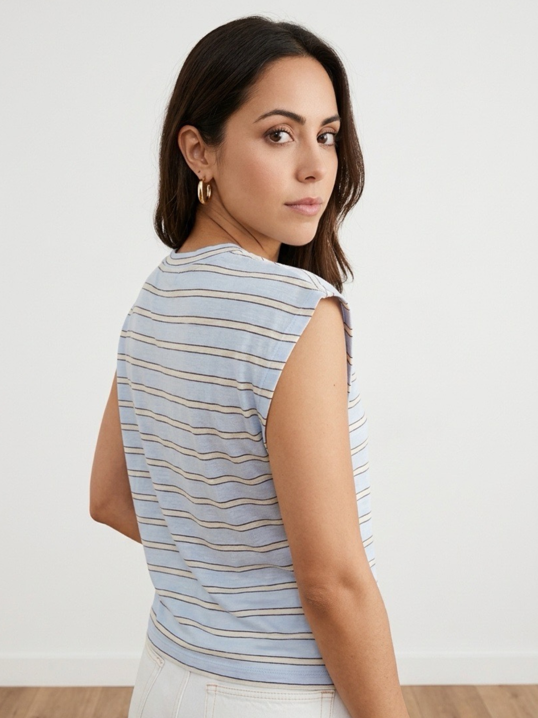 Camelia Stripe Blouse