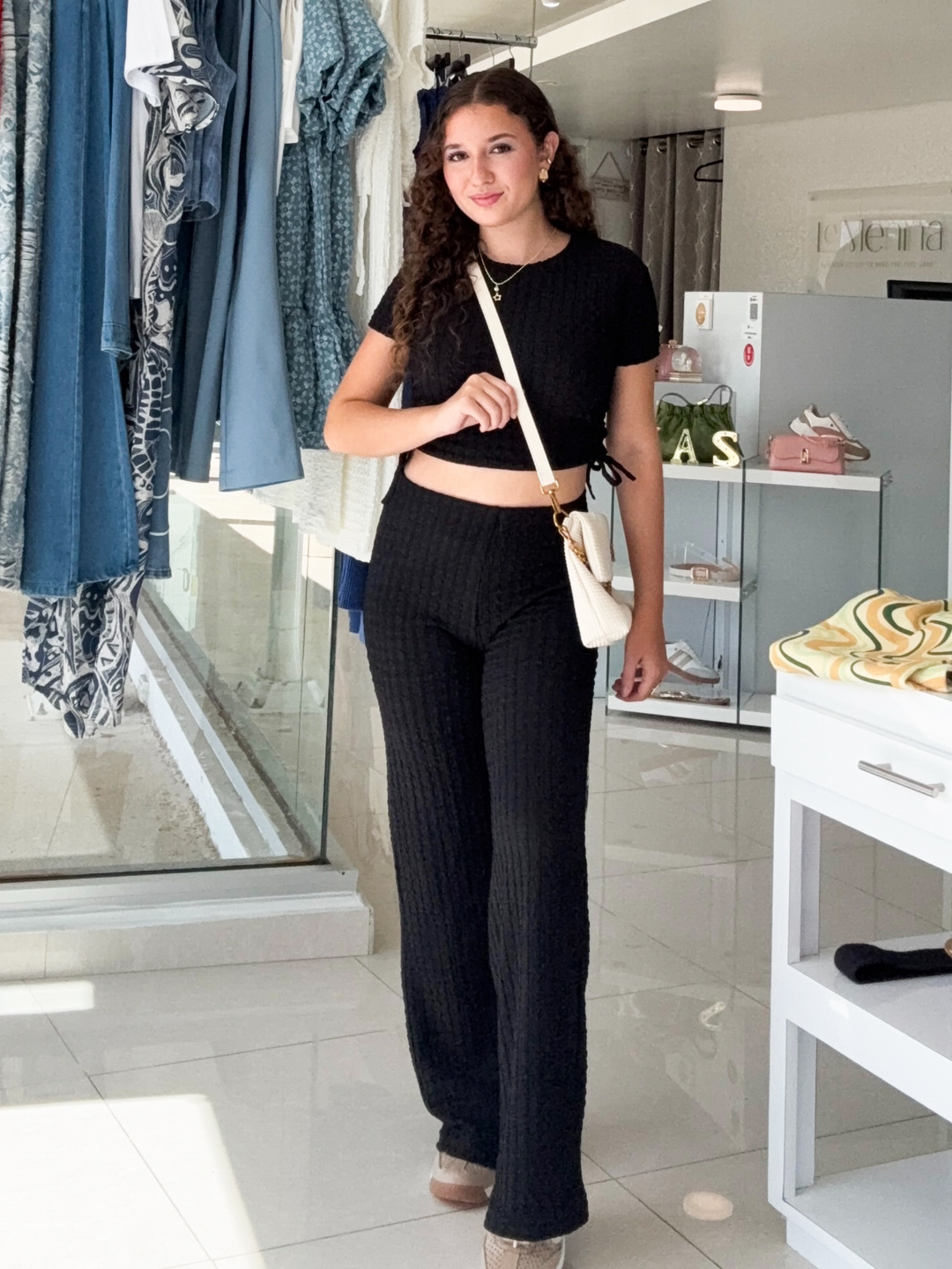 Black Stretchy Travel Set