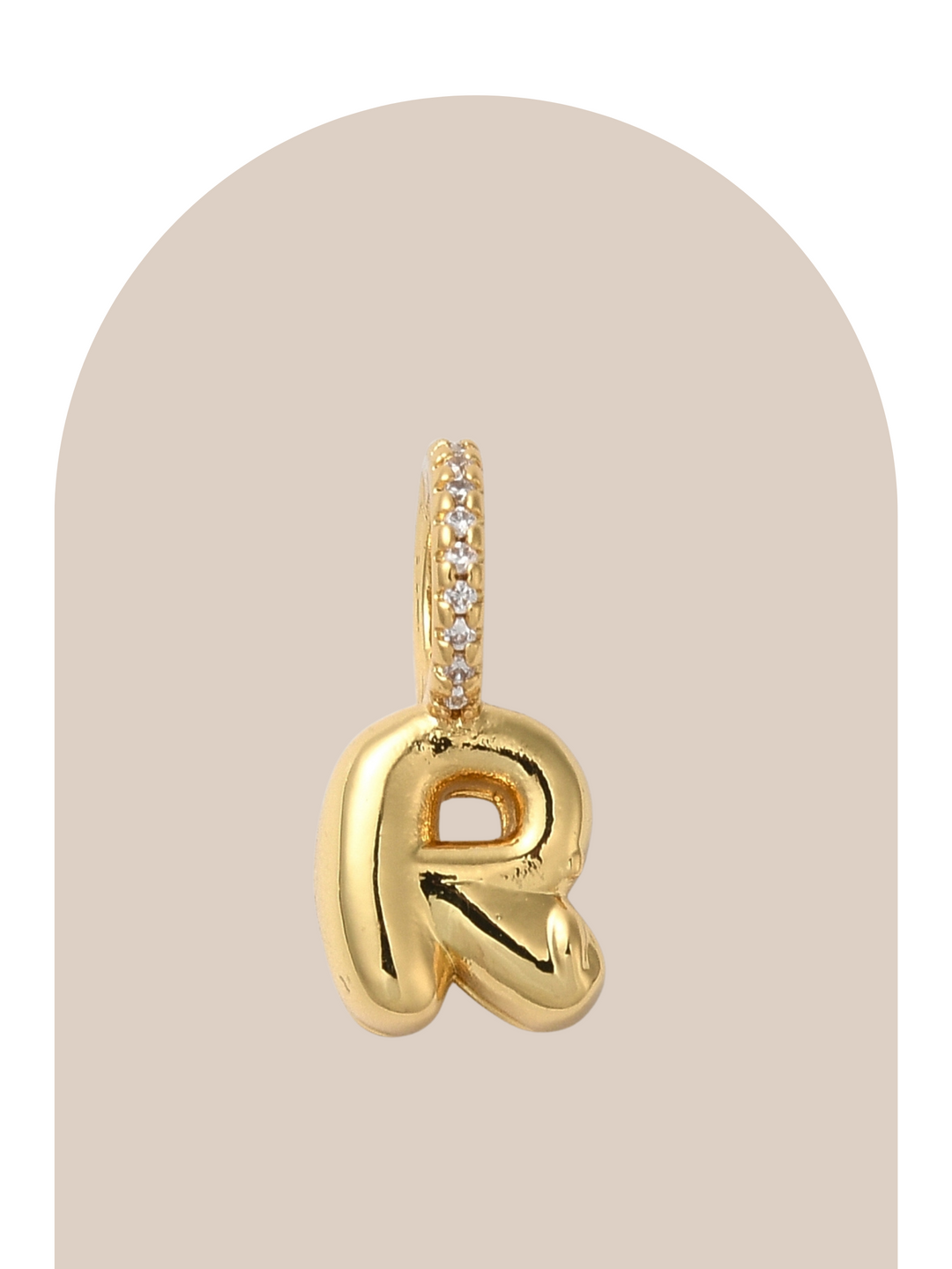 Gold Plated Initial Charm