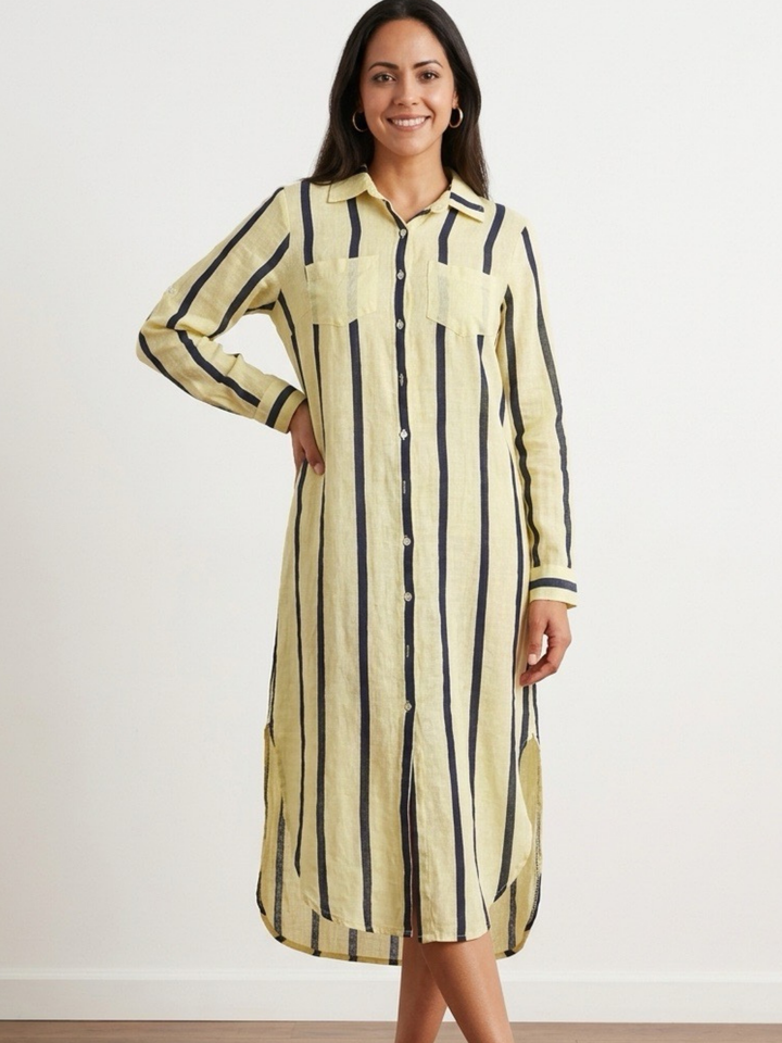 Gali Stripe Maxi Dress