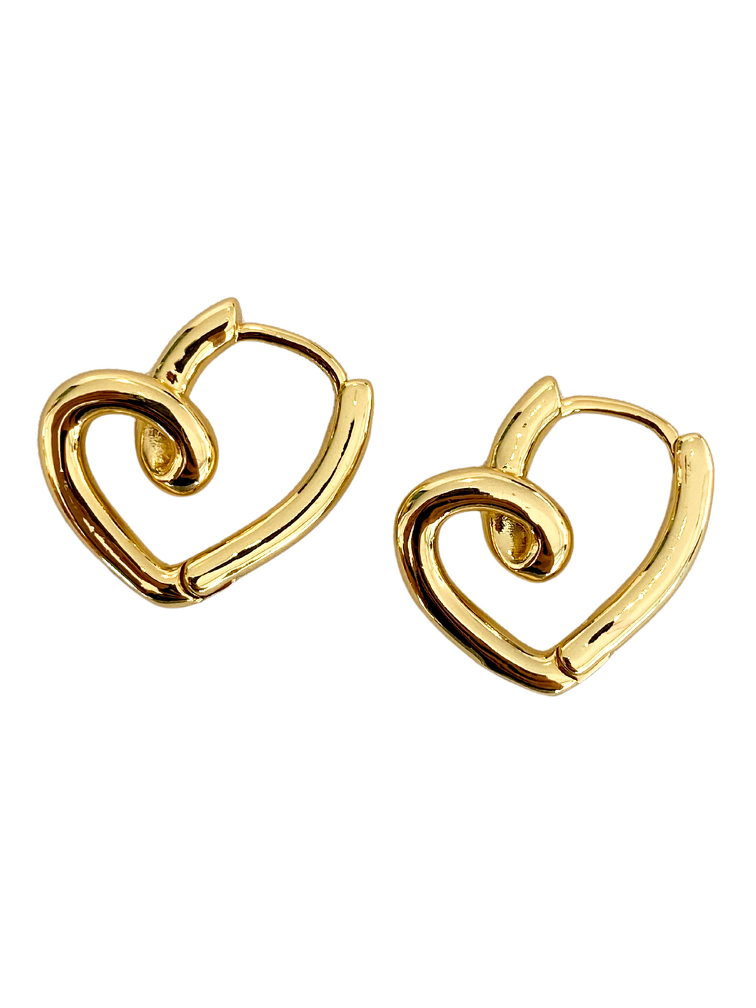 18K Gold Plated Love Earrings