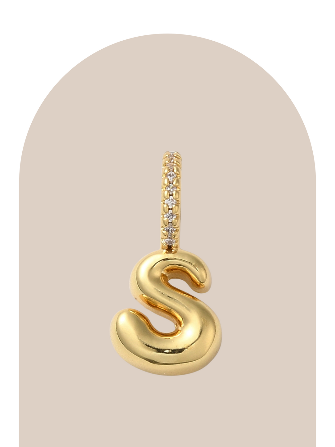 Gold Plated Initial Charm