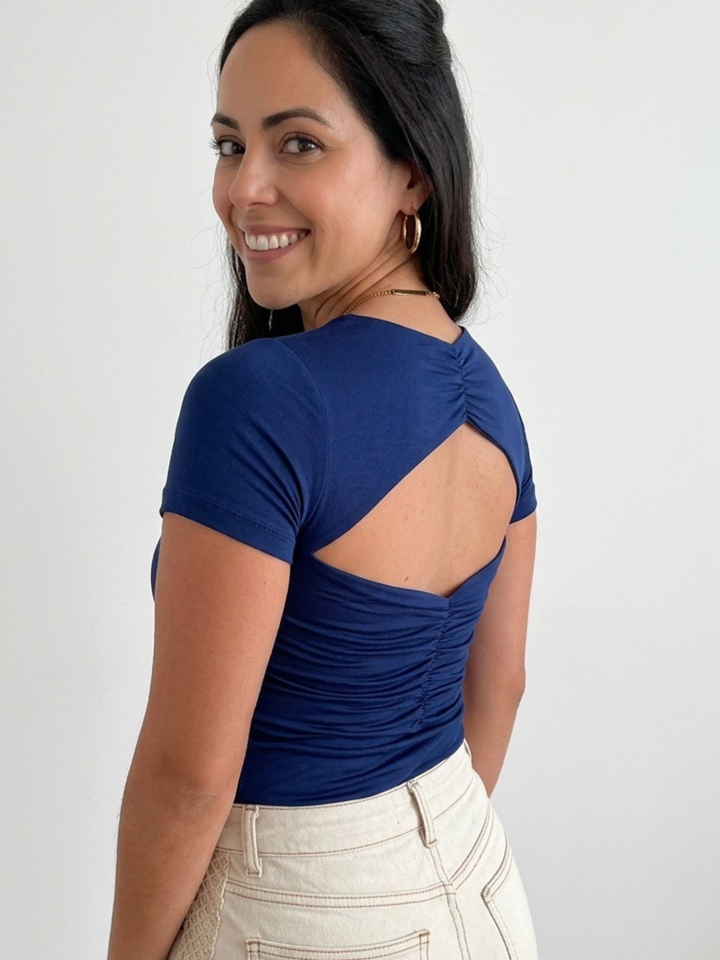 Kira Back Cut Out Bodysuit