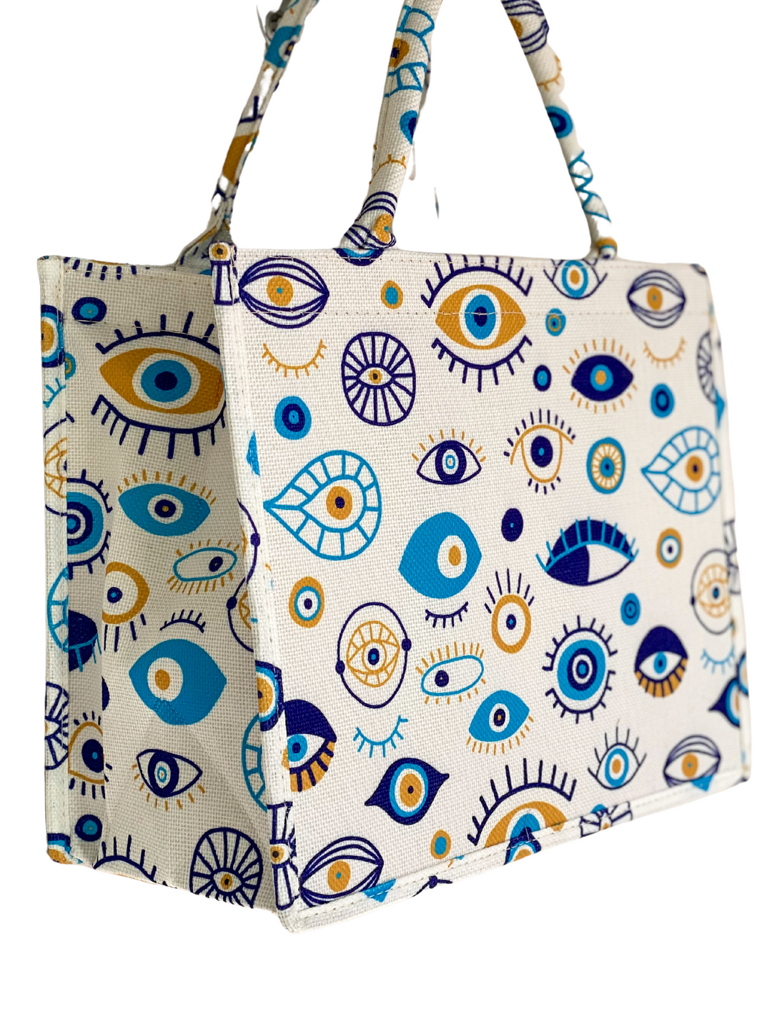 Lucky Eye Blue Tote Bag