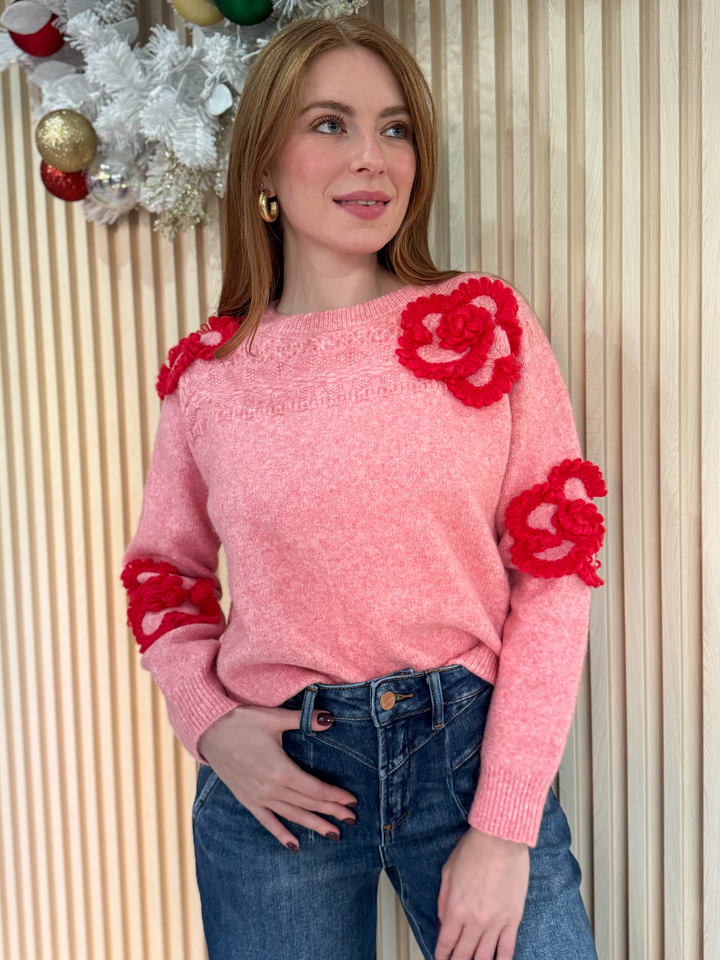 Flower Power Cozy Sweater