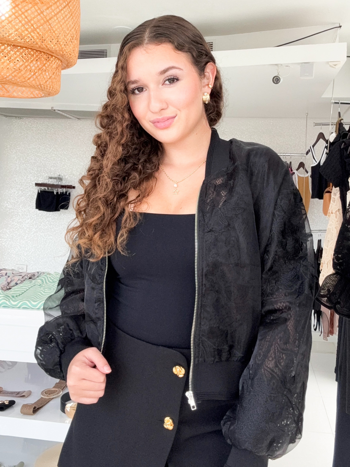 Lace Jackets Black