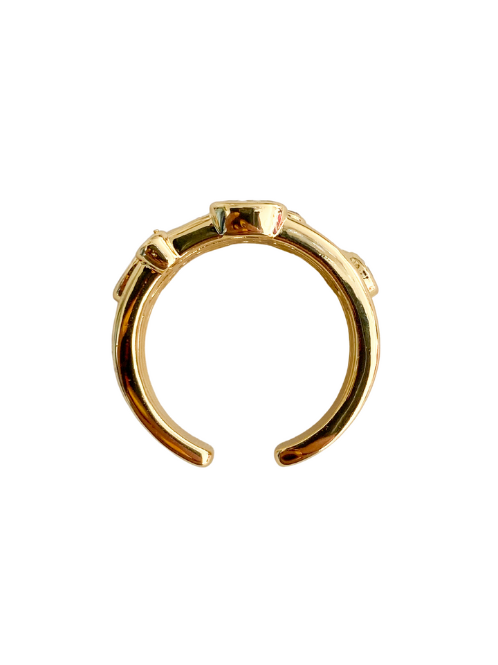 18K Gold Plated Isa Ring