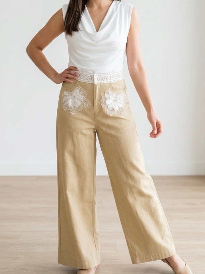 Elegant Nude Pant
