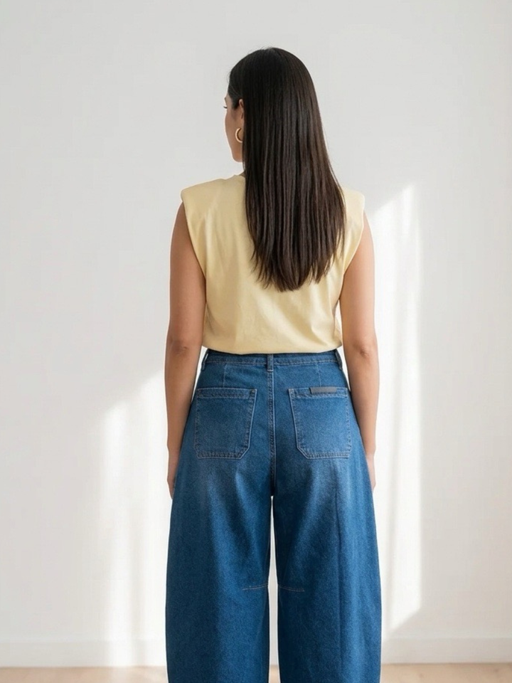 Italy Yellow & Gold Detail Bodysuit