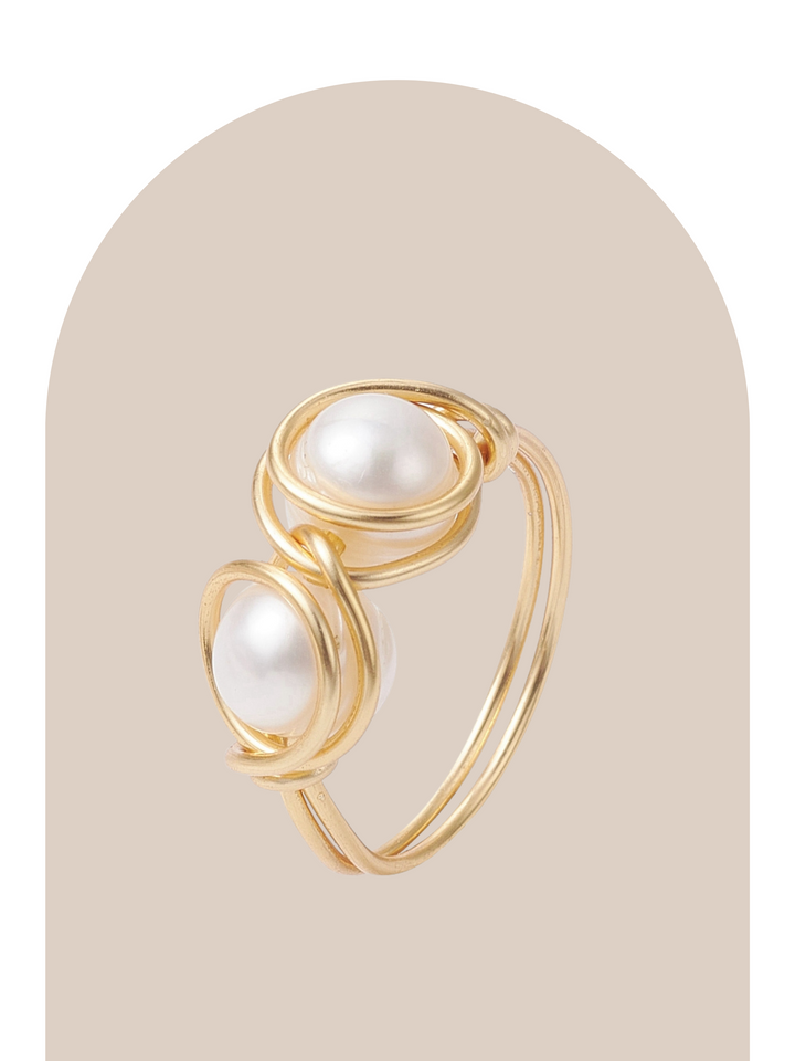 Two Pearl Rings