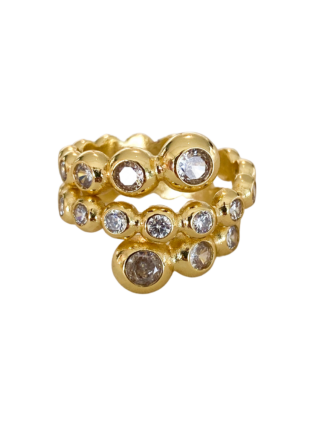 18K Gold Plated Amelia Ring