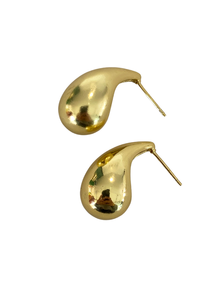 Plating Brass Teardrop Earrings