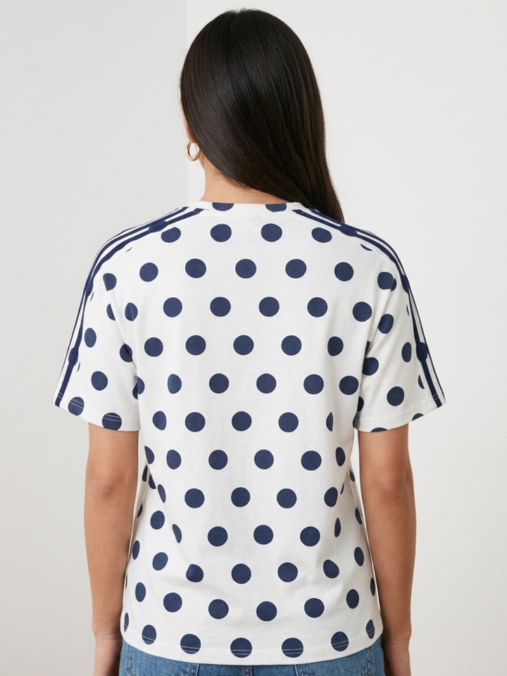 Italy Navy Polka Shirt