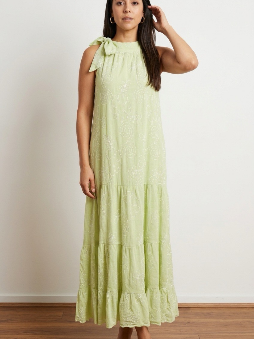 Italy Mint Maxi Dress