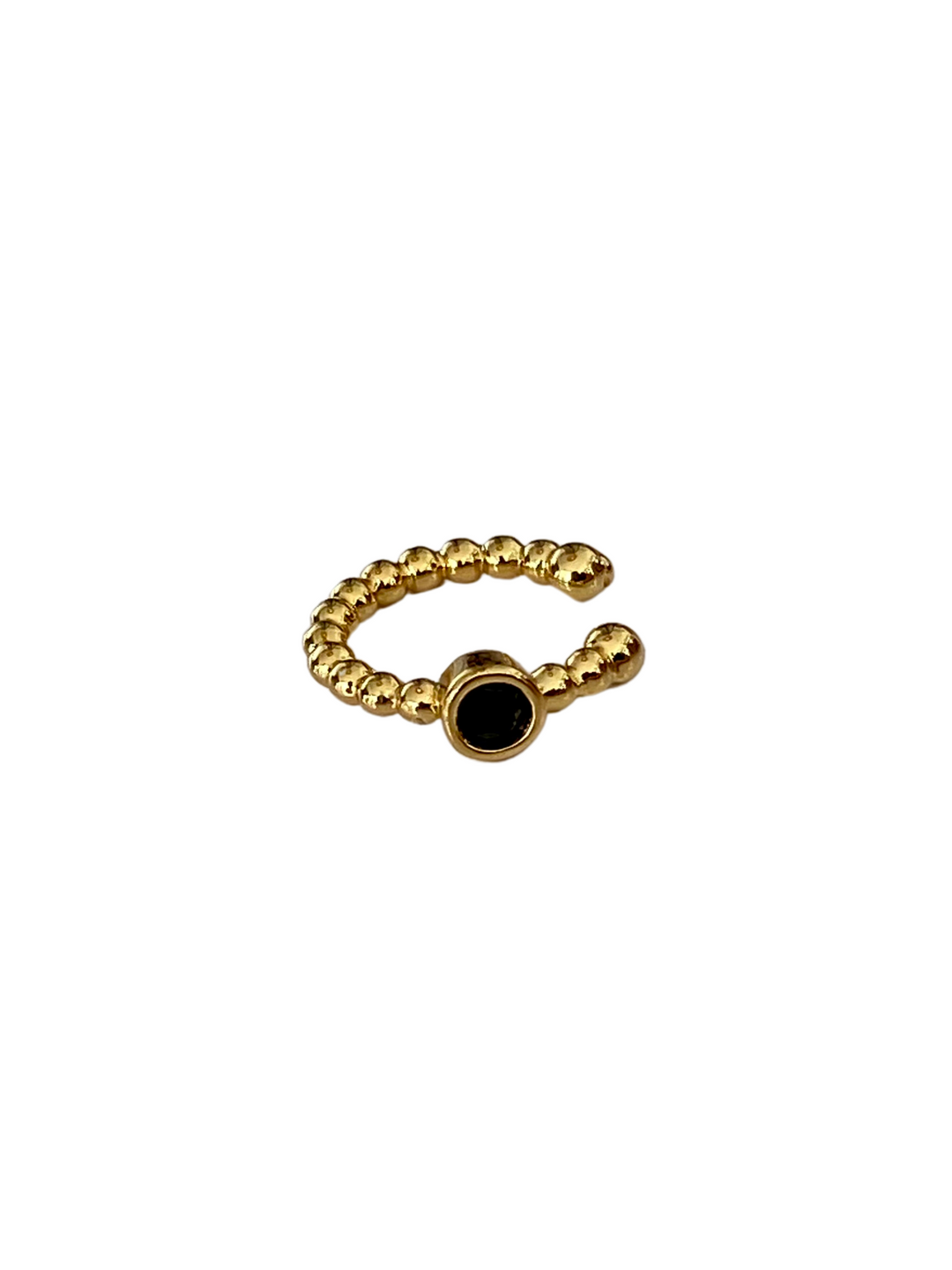 18K Gold Plated Mini Beads Ear Cuff