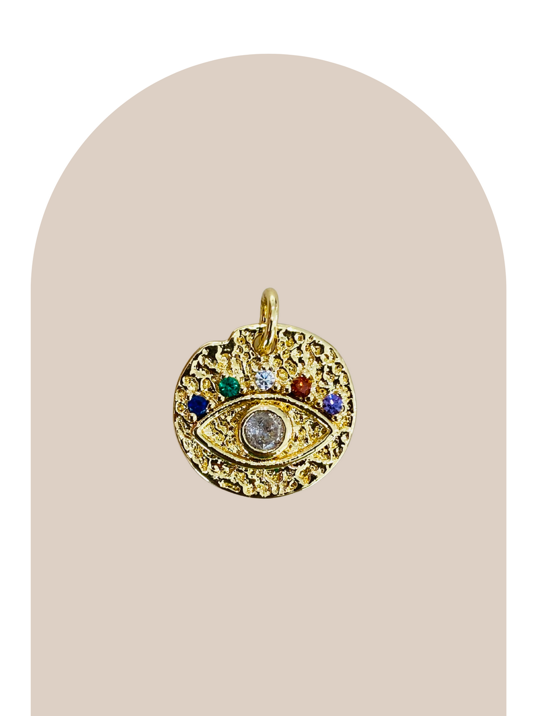 Gold Plated Lucky Eye Charm