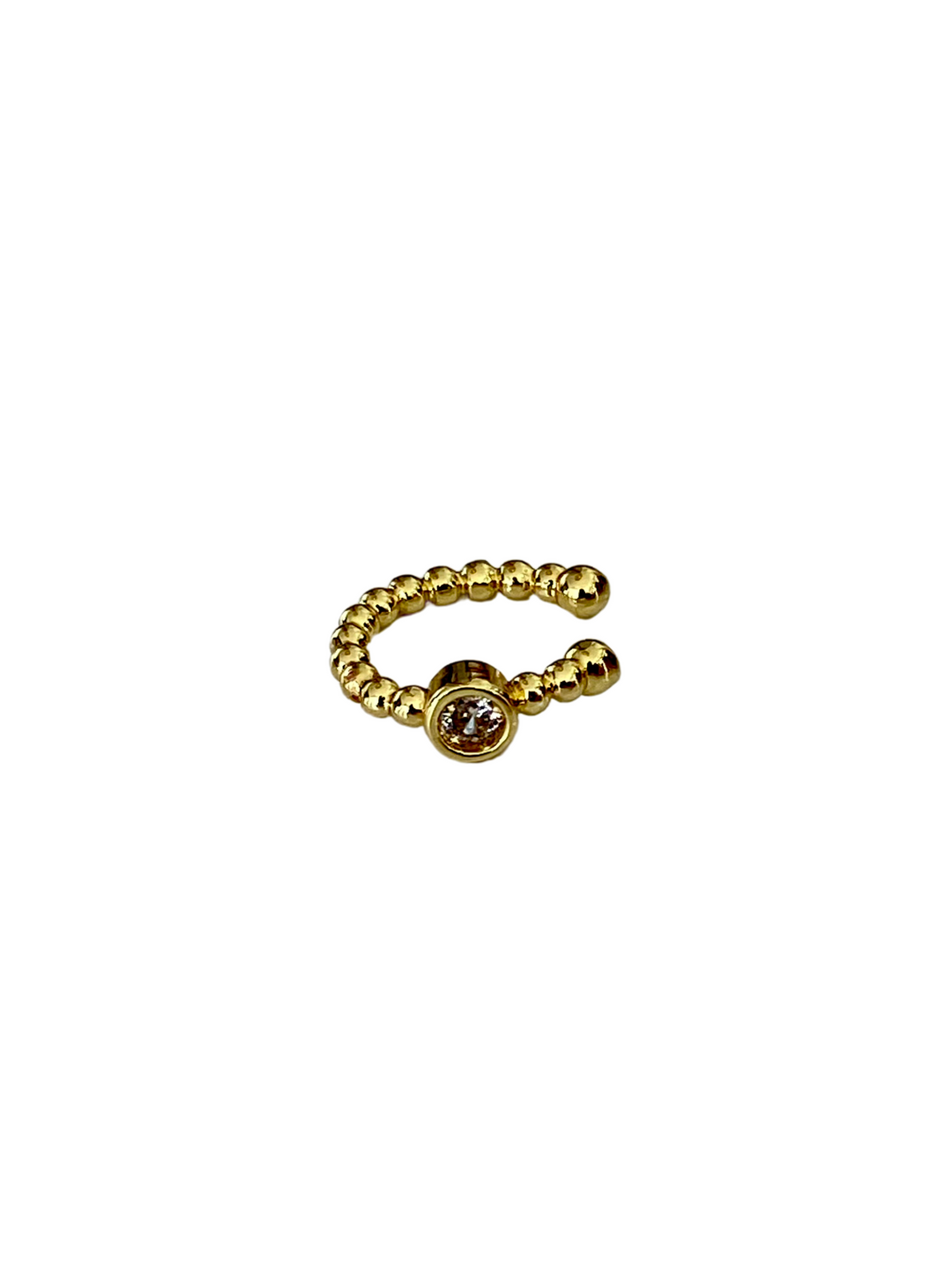 18K Gold Plated Mini Beads Ear Cuff