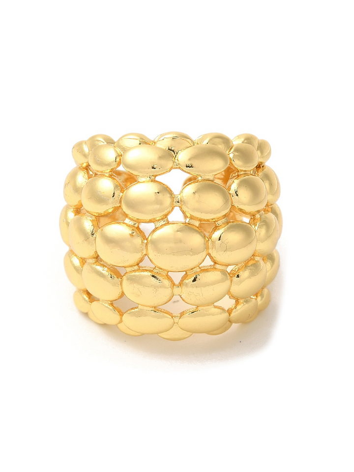 18K Gold Plated Statement Ring