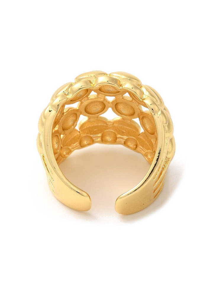 18K Gold Plated Statement Ring