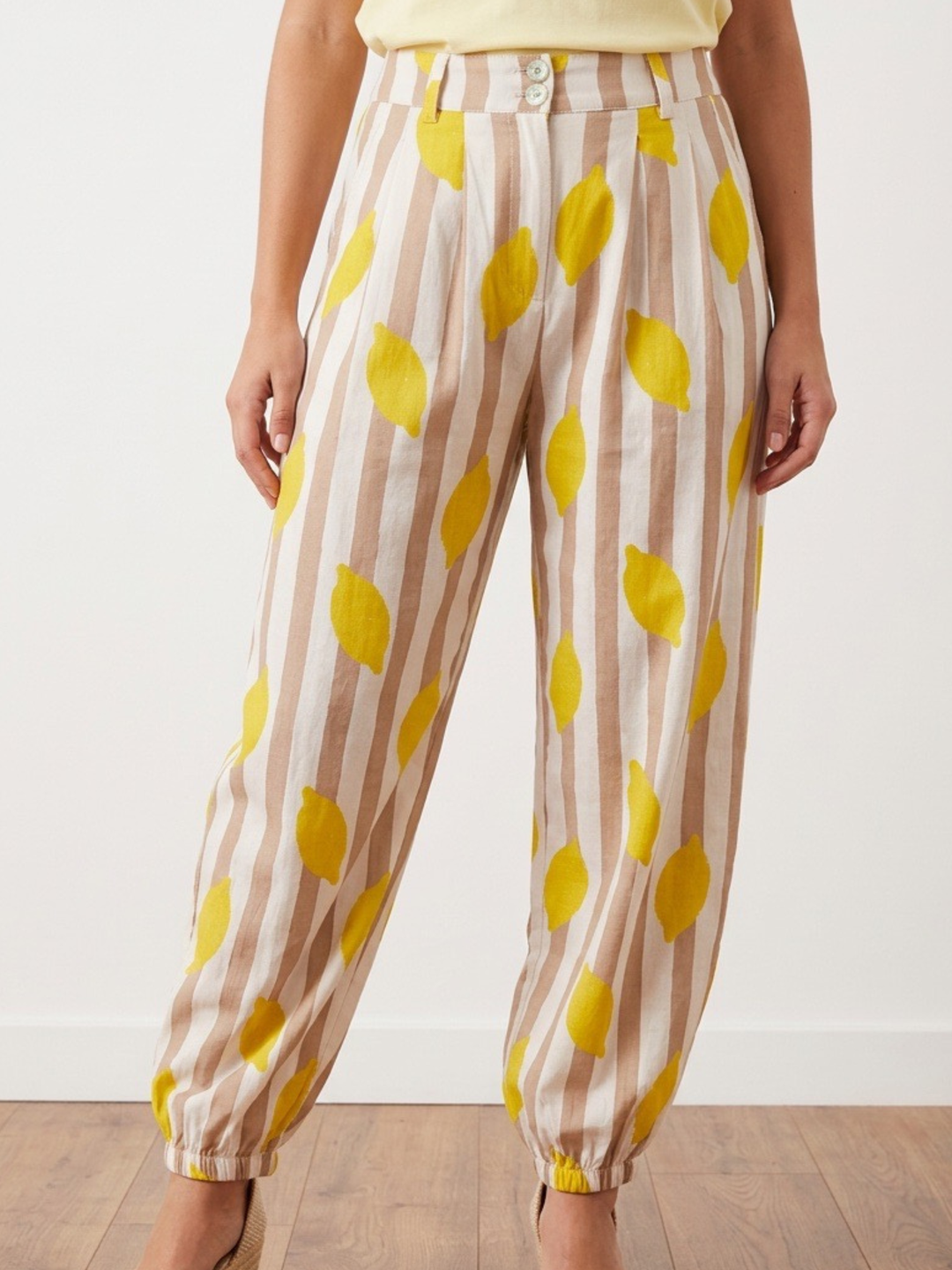 Italy Lemon Stripe Pant
