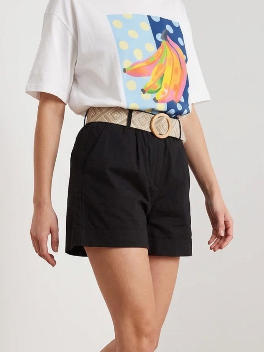 Italy Black Short