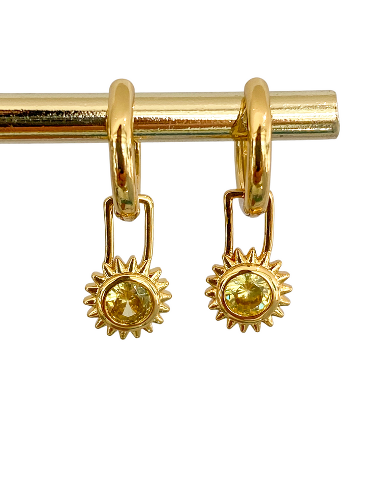 Gold Plated Sunny Earrings