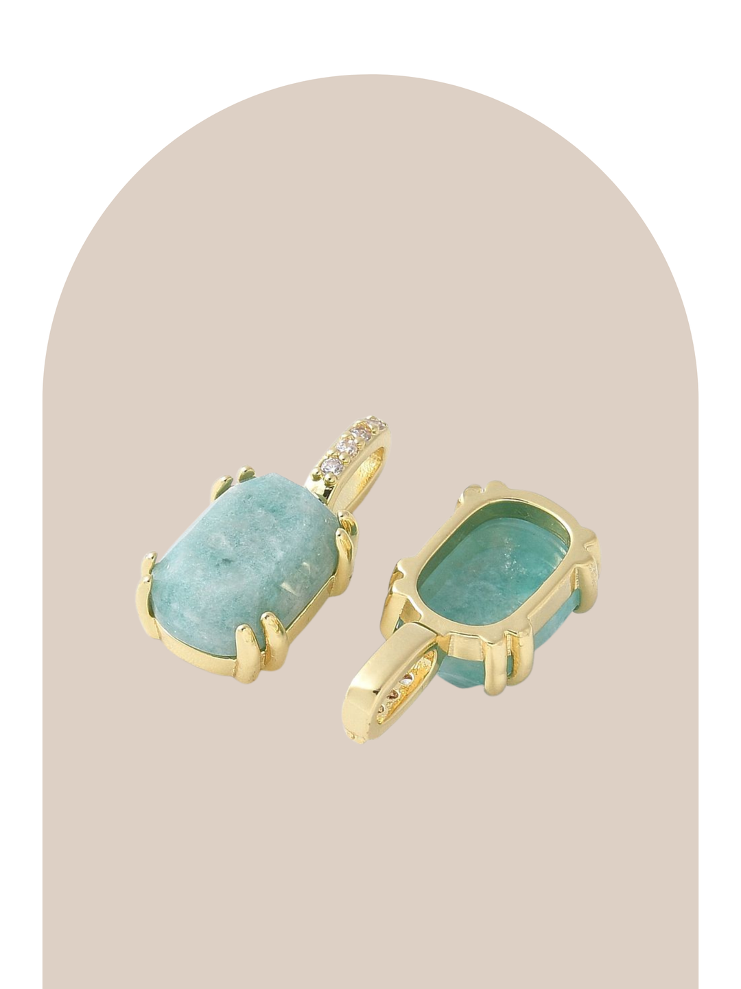 Turquoise Stone Charm