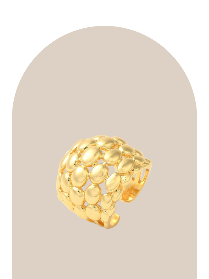 Gold Plated Bold Ring