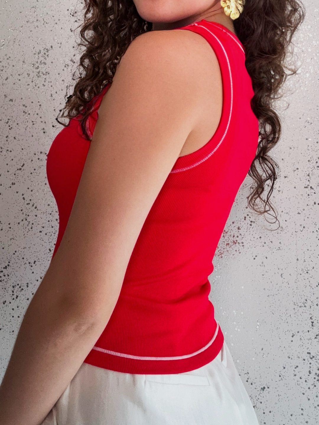 Gina Cherry Basic Top