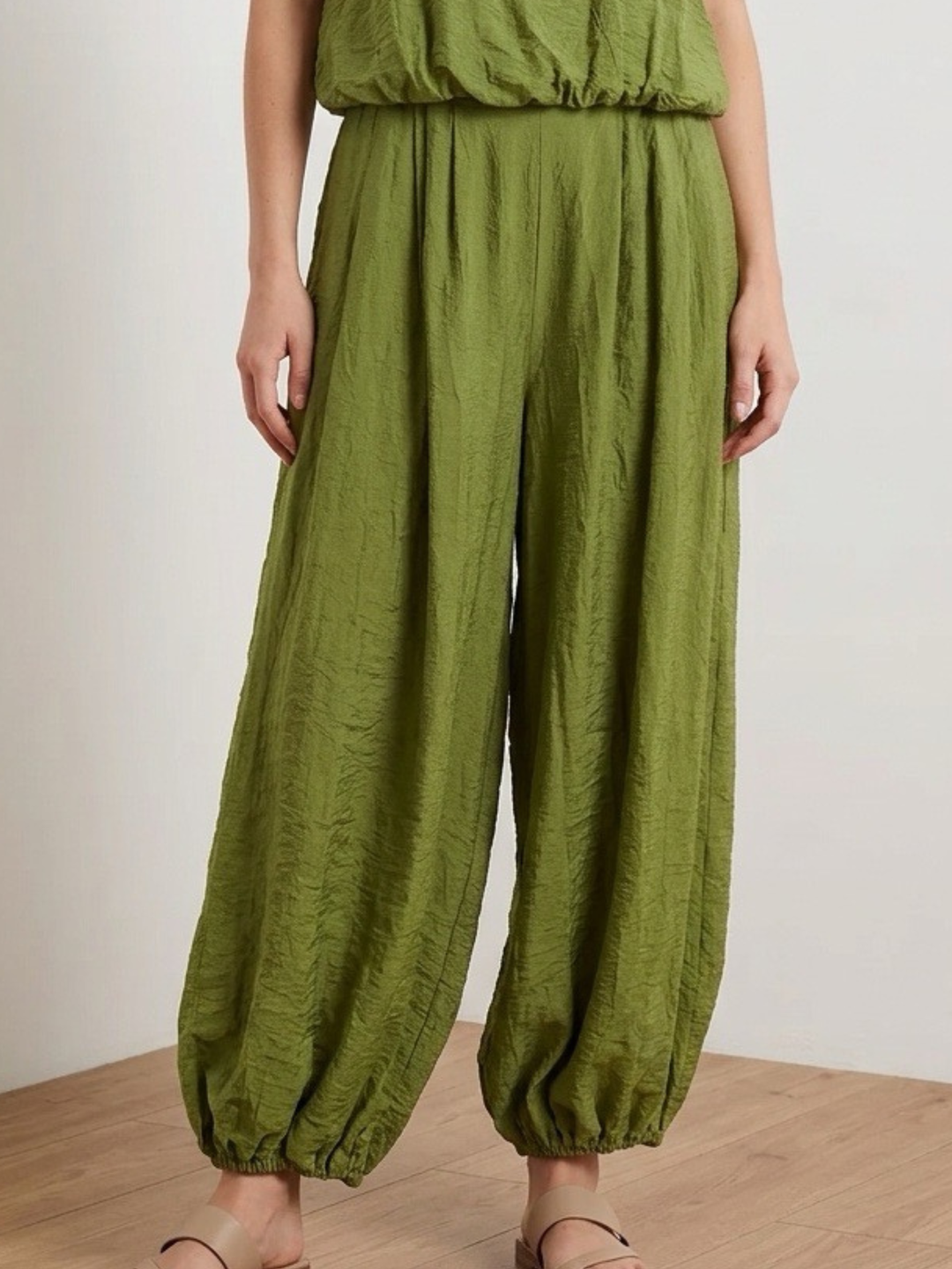 Olive Harem Pants