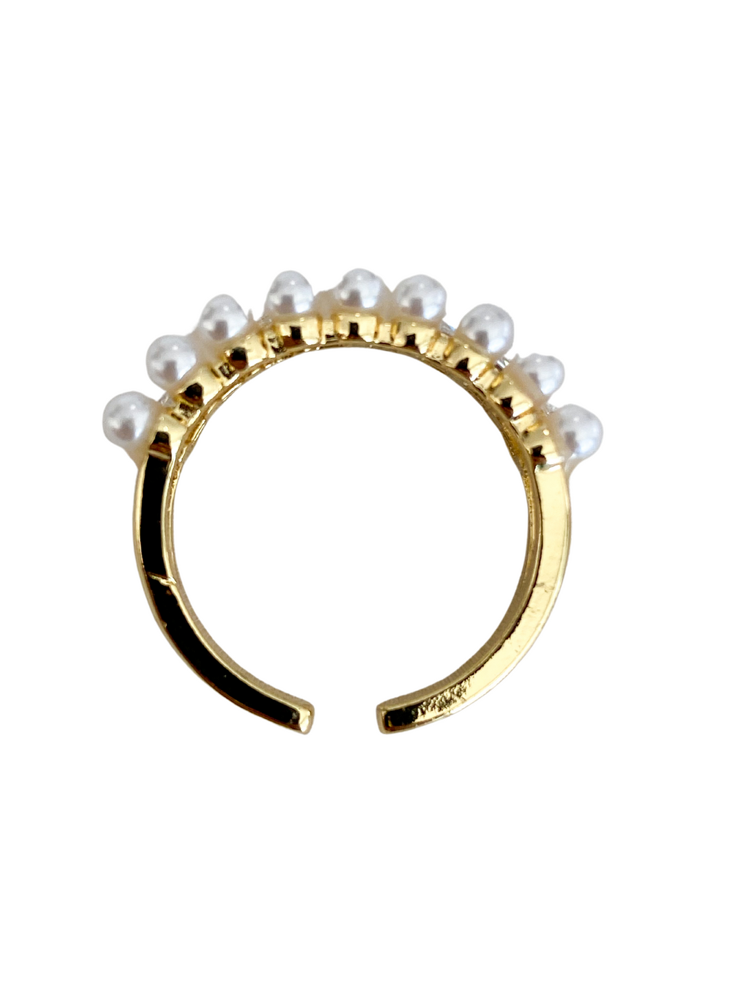 18K Gold Plated Liam Pearl Ring