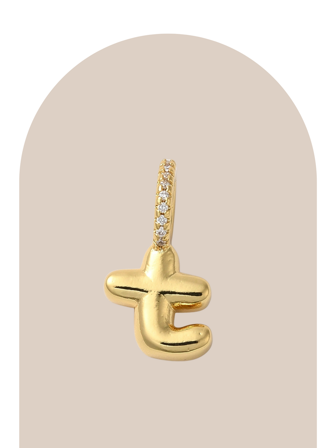 Gold Plated Initial Charm