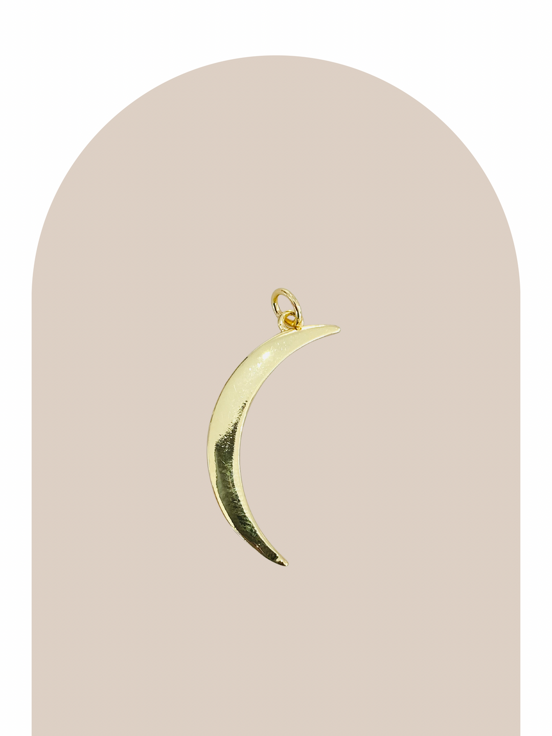 Gold Plated Moon Charm