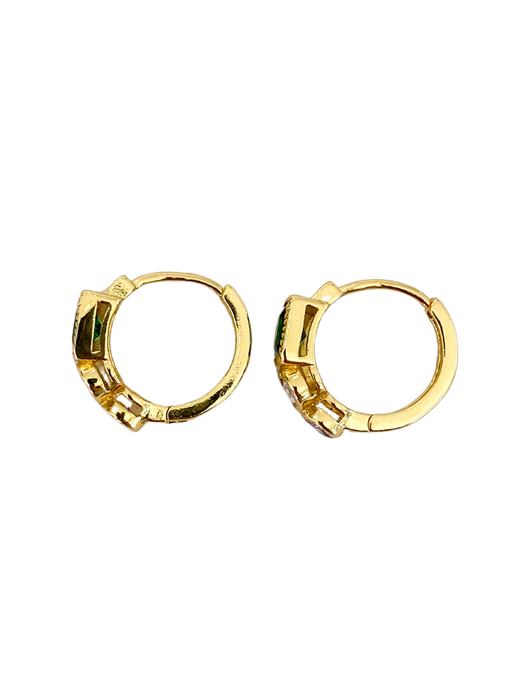 18K Gold Plated Huggies Earrings